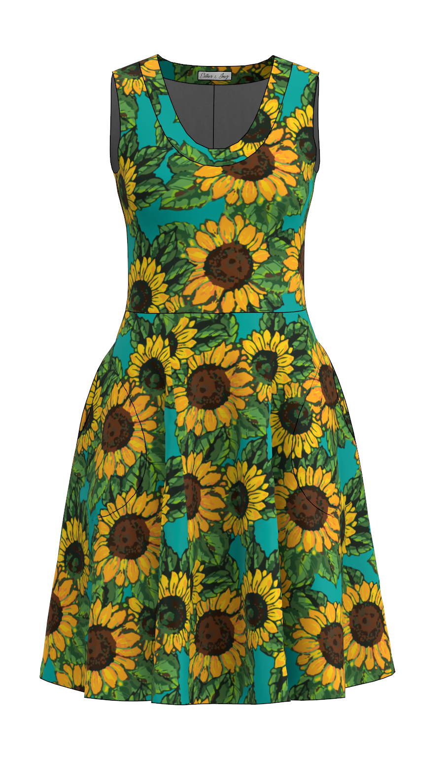 The summer dress Stina in organic GOTS-certified cotton from Esther & Inez. Esther & Inez AB The summer dress Stina in organic GOTS-certified cotton from Esther & Inez. Esther & Inez AB
